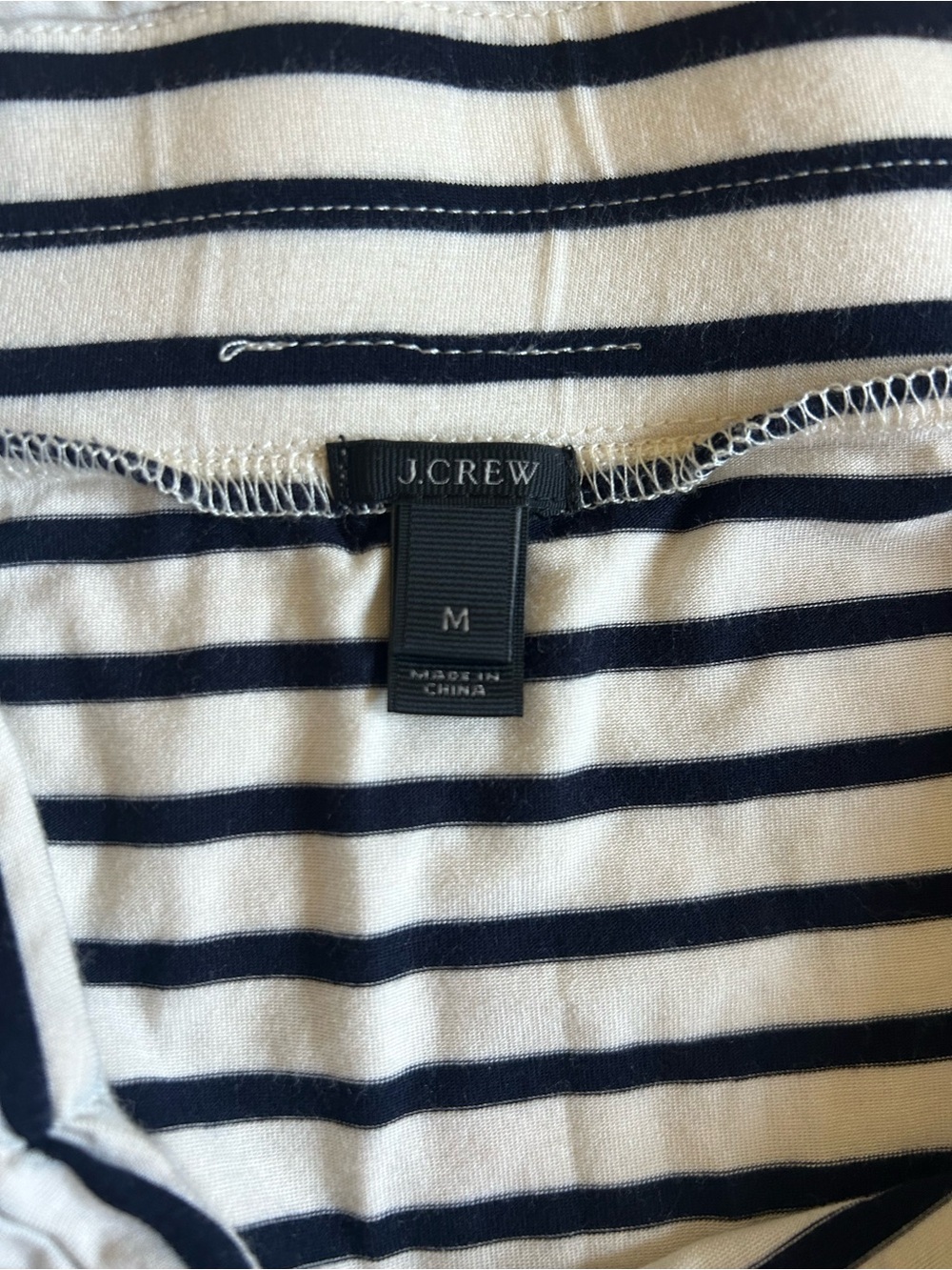 J.Crew Navy and White Striped Maxi Skirt - Picture 2 of 7